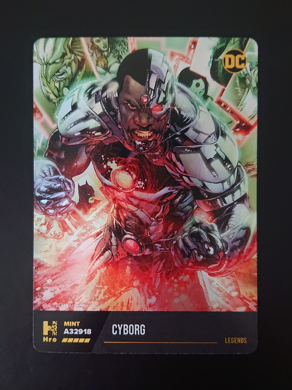 2022 DC Hro Multiverse ard - Cyborg - Chapter 2 Legendary - Legends Foil